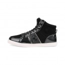 Le Coq Sportif Assia Mid Noir - Chaussures Basket Montante Femme Site Francais